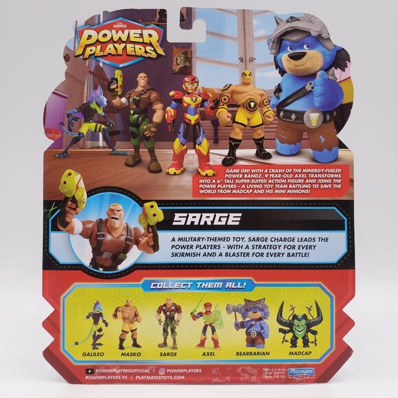 Playmates Toys ZAG Heroez Power Players Sarge Action Figure Series 1 New Sealed - Picture 4 of 5